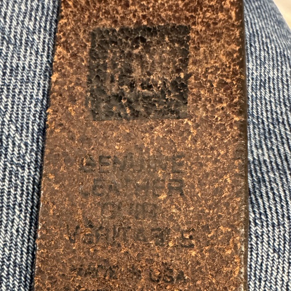 Vintage 90s Leather Statement Belt Western Festival Rodeo Silver Buckle Brown - Picture 13 of 13